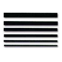 Filete de madera teñido de negro - Filete de madera de 1 mt de largo teñido en color negro.
